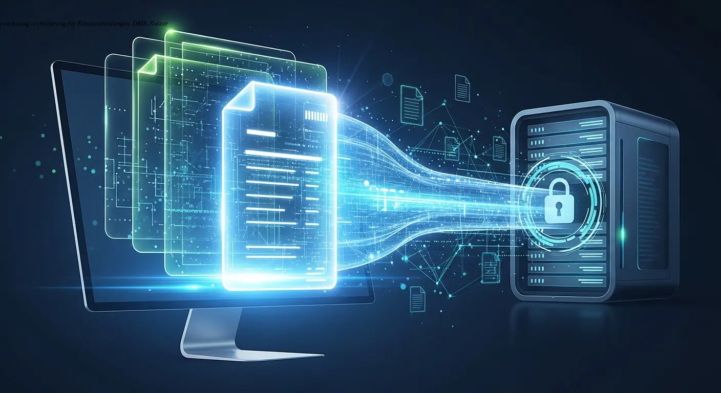 E-Rechnung Archivierung GoBD-konform für Finanzabteilungen