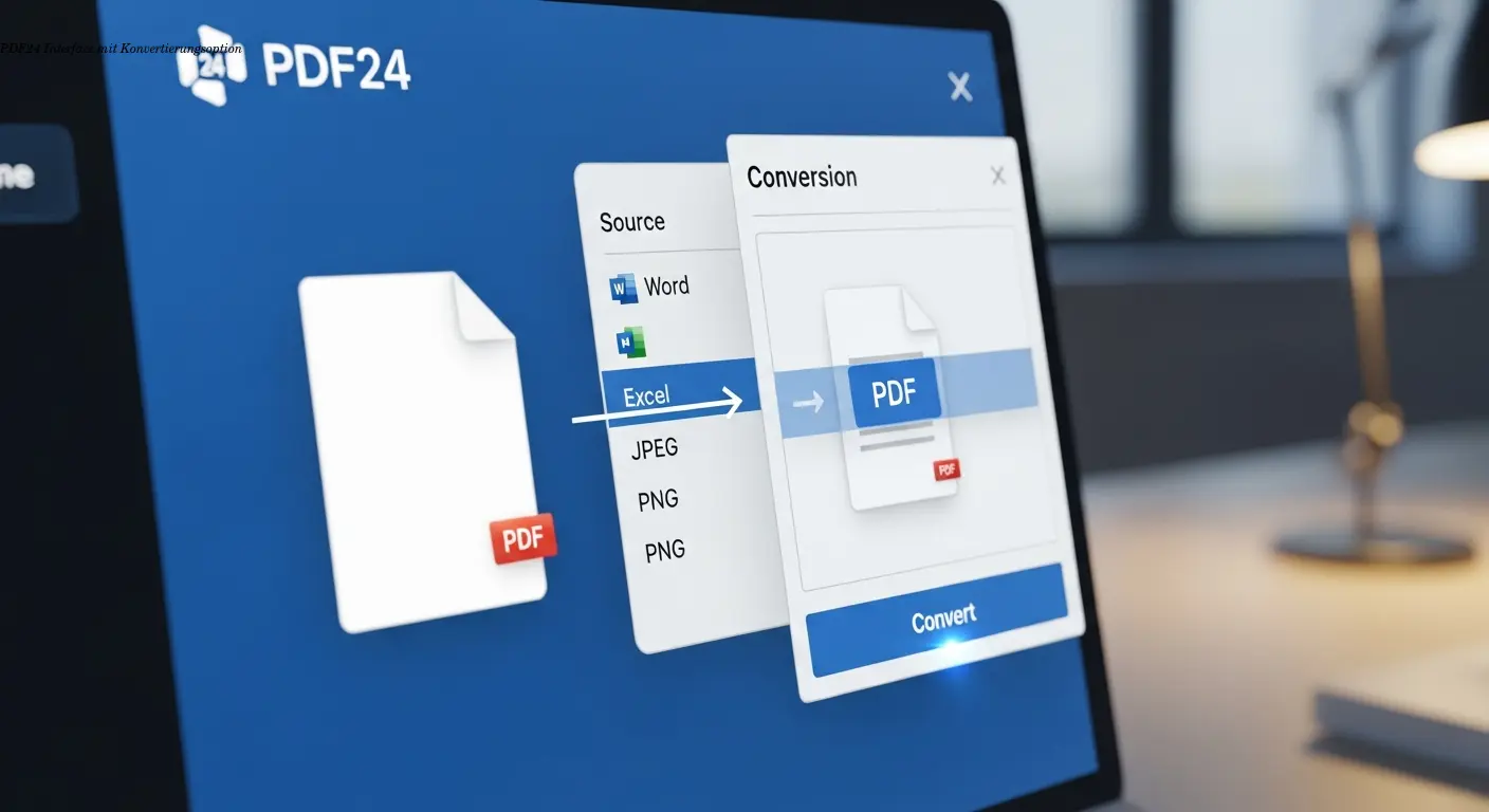 PDF24 Interface mit Konvertierungsoption