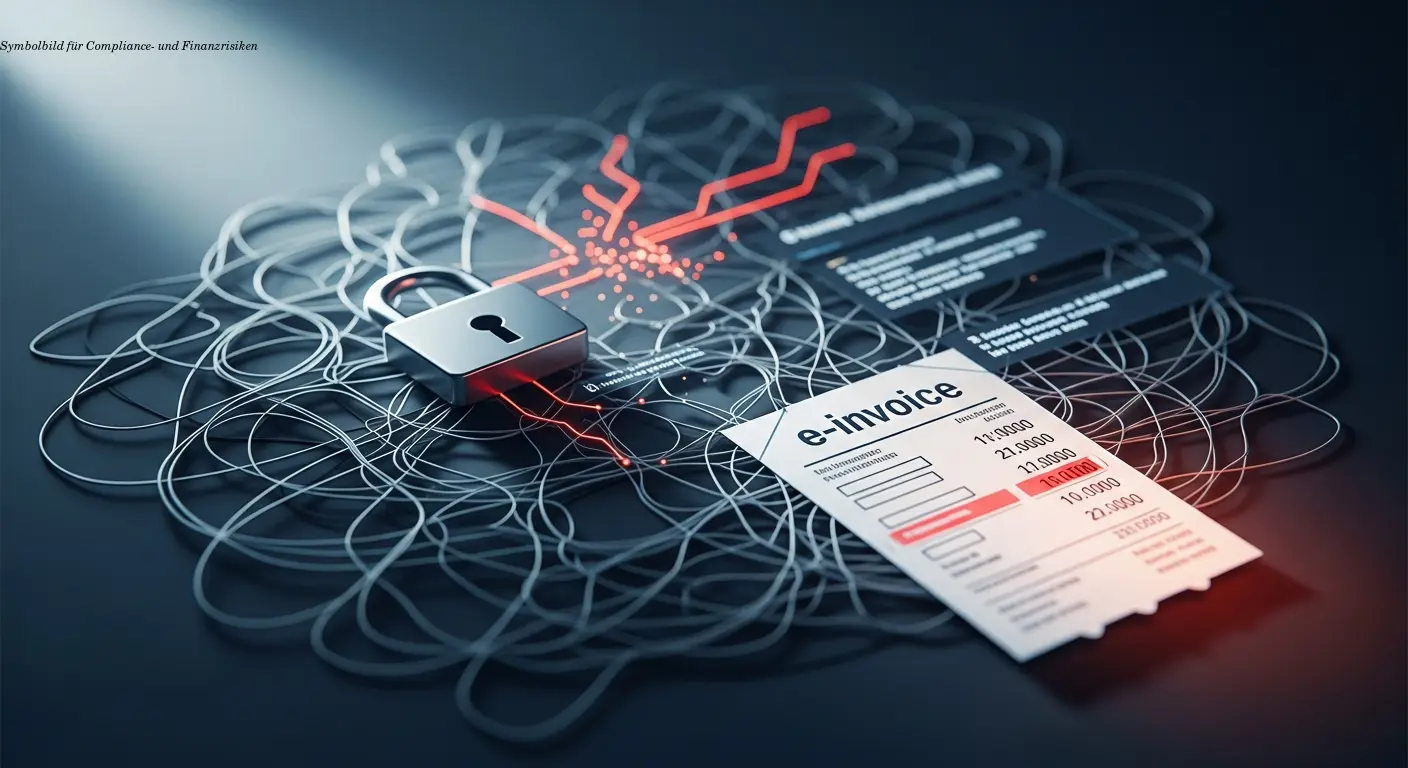 Symbolbild für Compliance- und Finanzrisiken