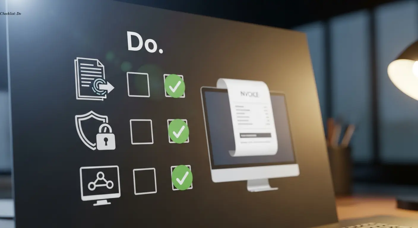 Checklist: Do's & Don'ts bei Rechnungsvorlagen