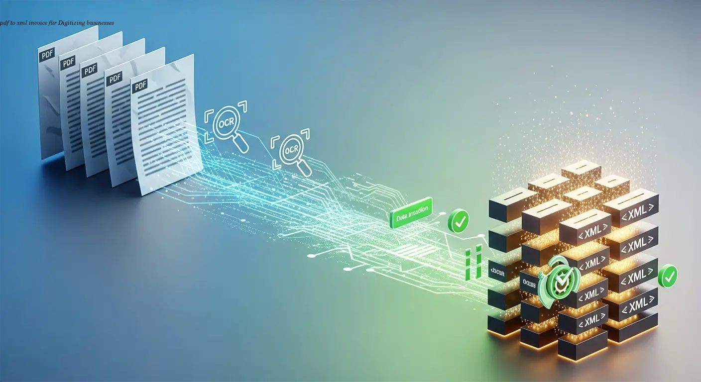 Practical pdf to xml invoice Migration for Businesses