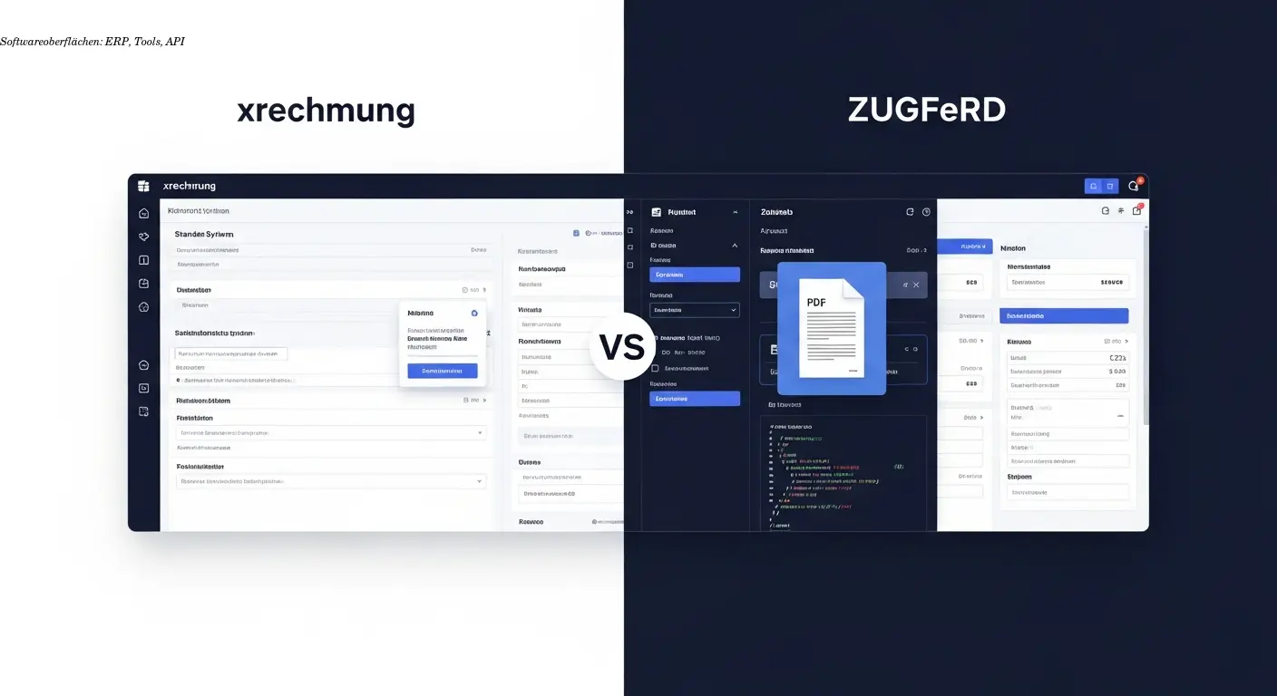 Softwareoberflächen: ERP, Tools, API